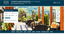 Desktop Screenshot of fourpointskelownaairport.com