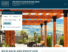 Tablet Screenshot of fourpointskelownaairport.com
